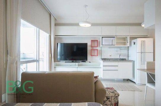 Studio com 1 dormitório para alugar, 36 m² por R$ 3.605,90/mês – Santo Amaro – São Paulo/SP