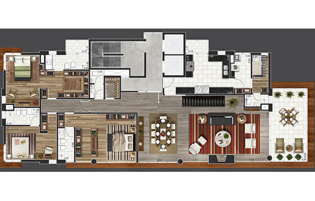 Apartamento Jardim Guedala – Reserva do Canto