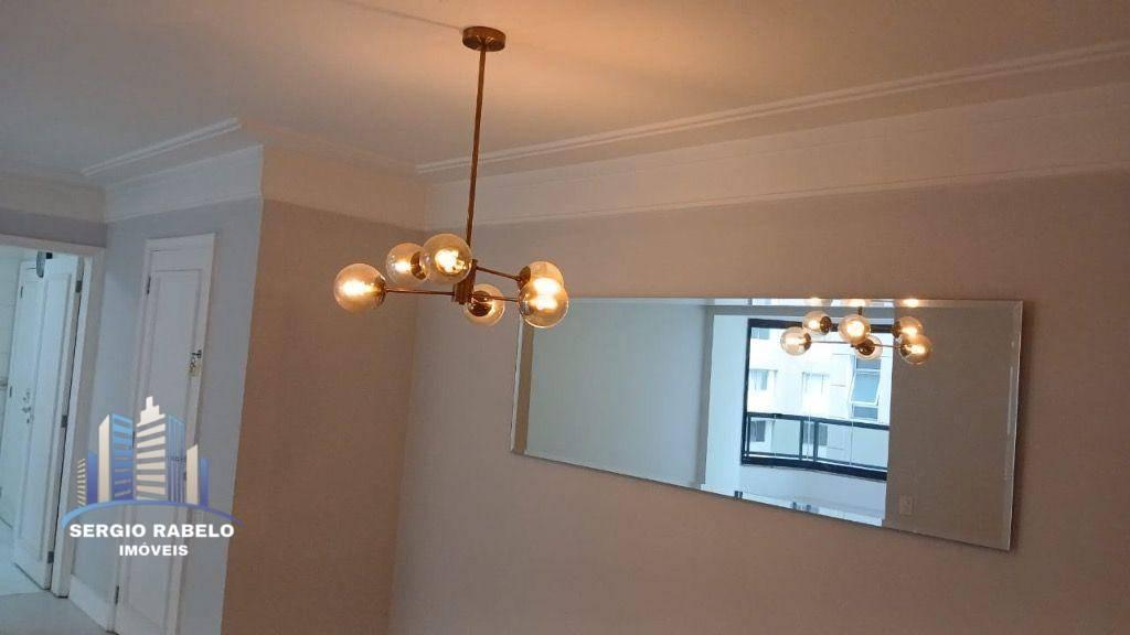 Apartamento com 3 dormitórios, 120 m² – venda por R$ 1.650.000 ou aluguel por R$ 6200,00/mês – Moema