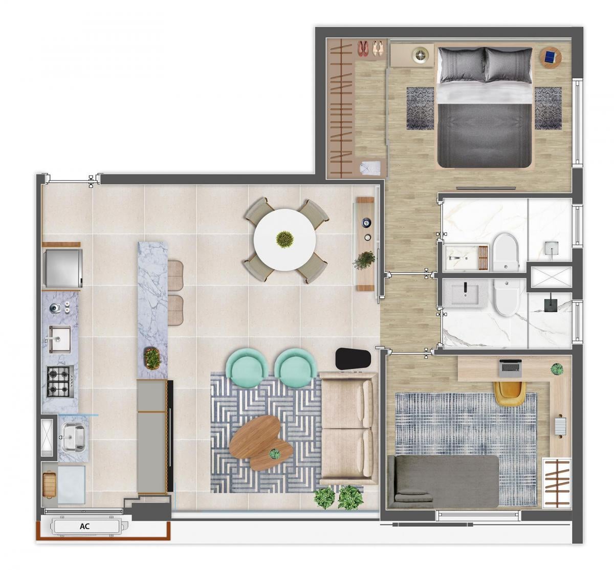 Apartamento Campo Belo – Practical Life Campo Belo II