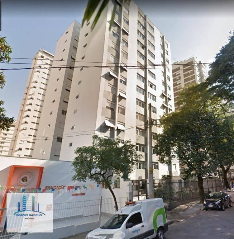 Apartamento com 2 dormitórios para alugar, 100 m² por R$ 7.724,62/mês – Moema – São Paulo/SP