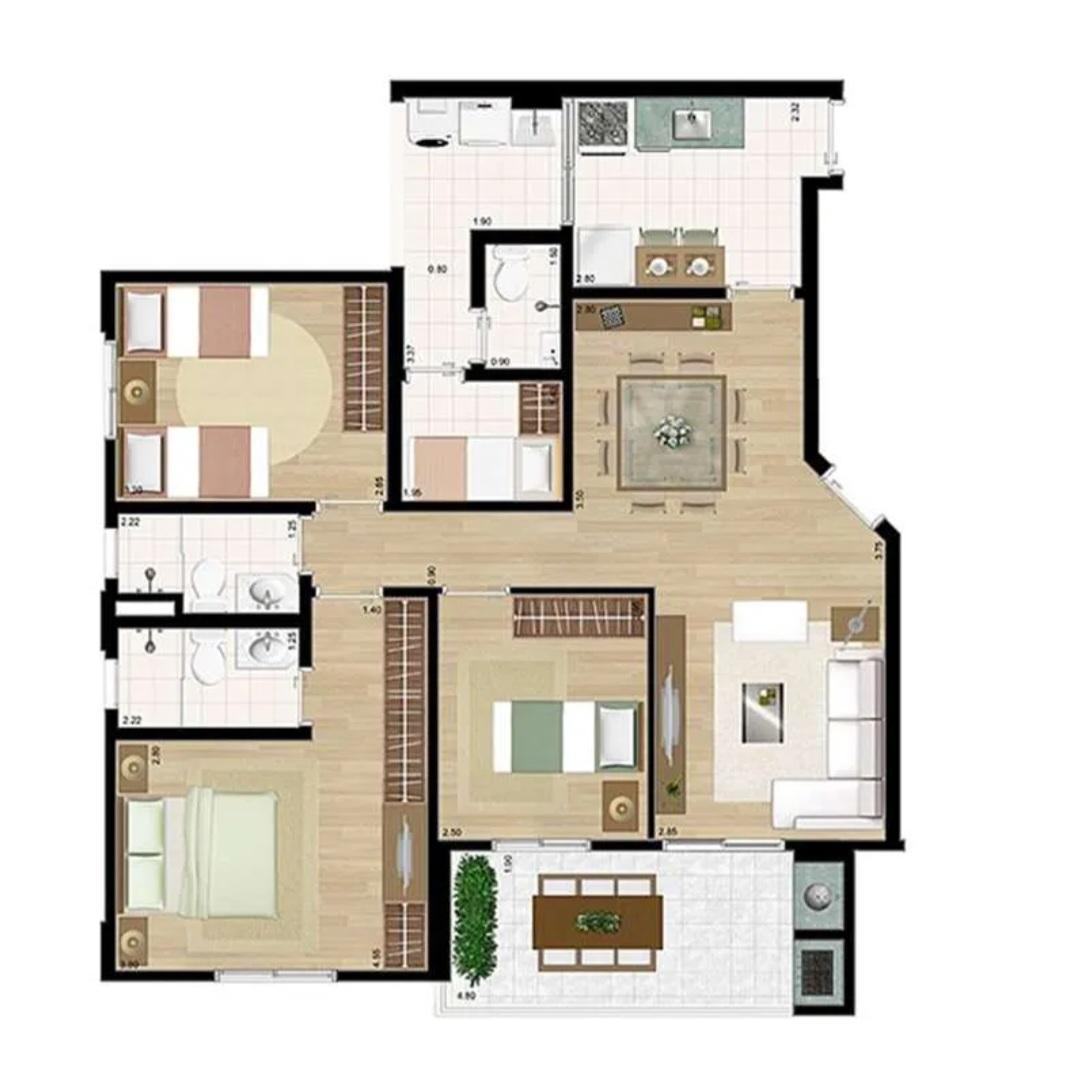ALAMEDA MORUMBI – 96m² – R$ 915.000,00 – OPORTUNIDADE!!!