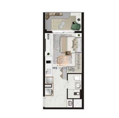 Apartamento STUDIO, 31,15m² 1 Quarto para ALUGAR – VILA CLEMENTINO – São Paulo/SP