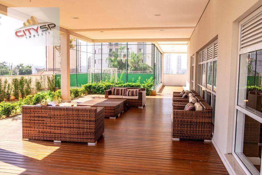 Apartamento com 3 dormitórios para alugar, 92 m² por R$ 7.020,00/mês – Vila Guarani – São Paulo/SP