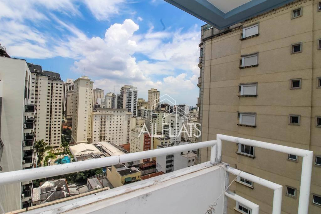 Flat com 1 dormitório, 40 m² – venda por R$ 691.000,00 ou aluguel por R$ 5.000,00/mês – Jardins – Sã