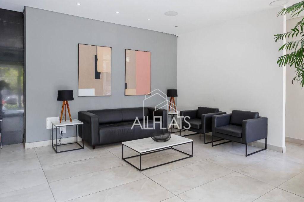 Flat com 1 dormitório, 40 m² – venda por R$ 691.000,00 ou aluguel por R$ 5.000,00/mês – Jardins – Sã