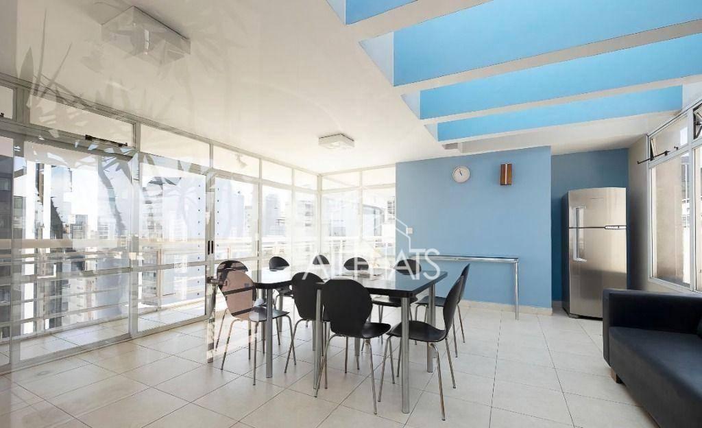 Flat com 1 dormitório, 40 m² – venda por R$ 691.000,00 ou aluguel por R$ 5.000,00/mês – Jardins – Sã