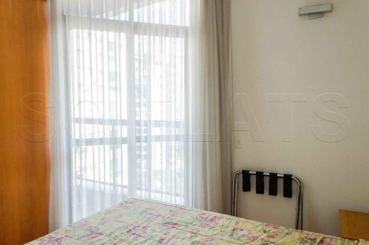 Flat Address para locação com 2 dormitórios e 2 vagas de garagem no Itaim Bibi.