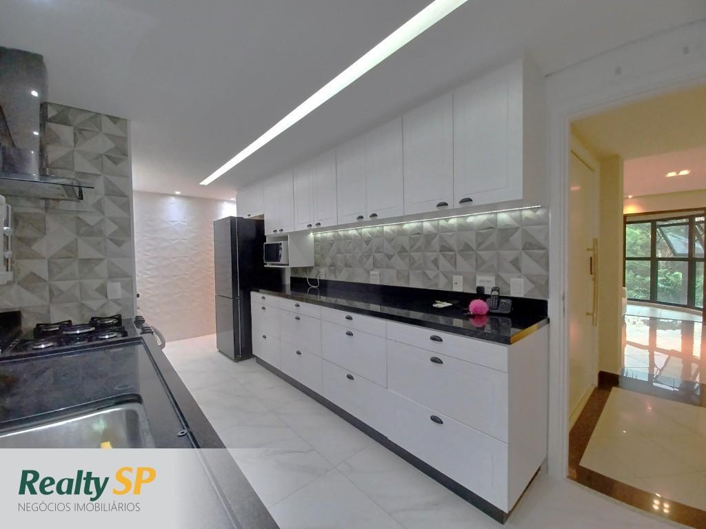 PANAMBY 160m²/SEMI MOBILIADO/TERRAÇO /4 DORMS(3 SUÍTES) MAST C.AR COND. 3 VG.
