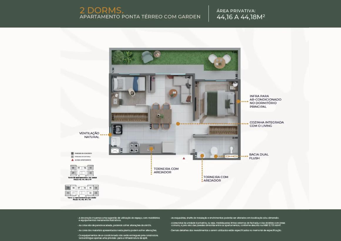 Apartamento no Limão – Jardim das Graças – Raiz Home Clube