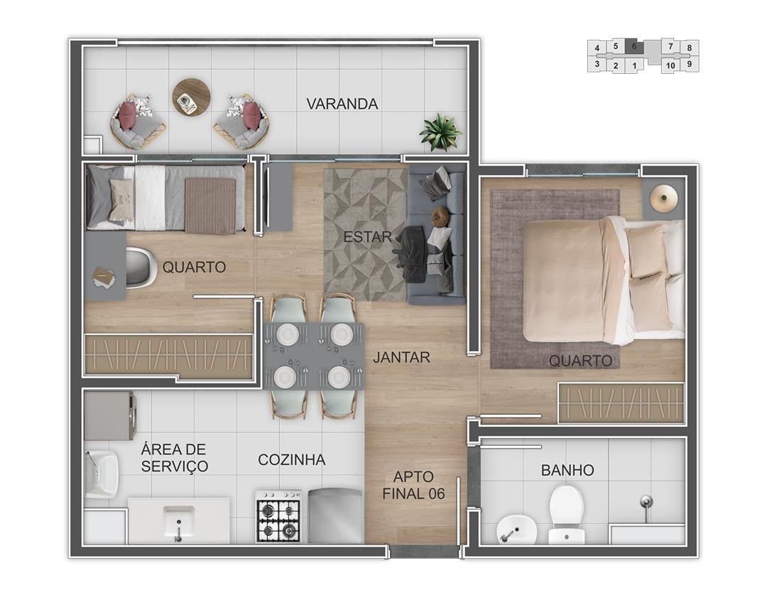 Apartamento – Icônico Jaraguá