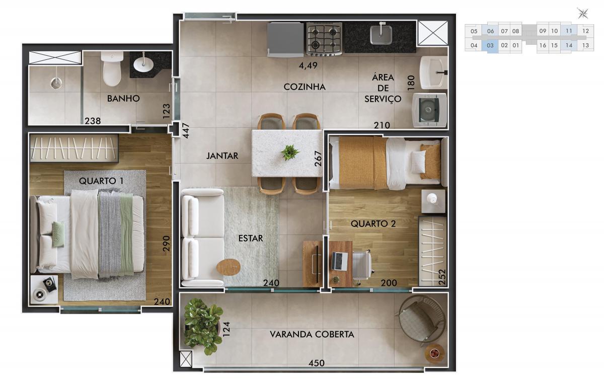 Apartamento Vila da Saúde – L1ne Praça da Árvore