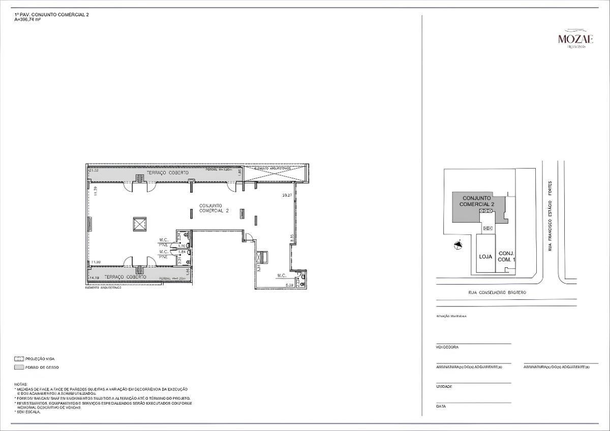 Confortável laje corporativa para venda em Higienópolis , 397m²