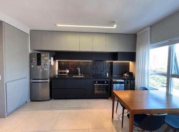 Apartamento à venda no Brooklin Paulista, São Paulo-SP: 1 suíte, 1 sala, 2 banheiros, 1 vaga de gar