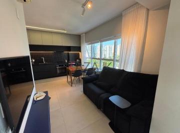 Apartamento à venda no Brooklin Paulista, São Paulo-SP: 1 suíte, 1 sala, 2 banheiros, 1 vaga de gar