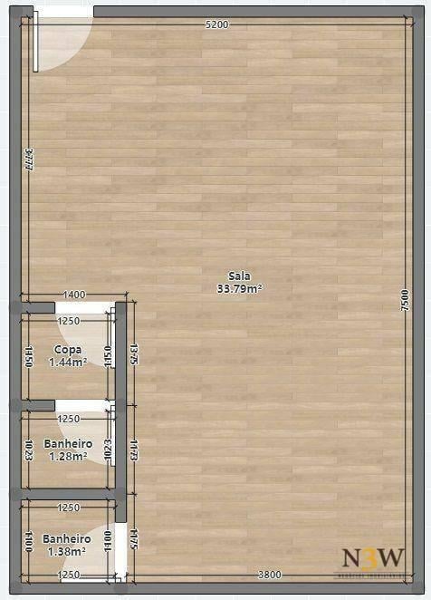Sala, 45 m² – venda por R$ 265.000,00 ou aluguel por R$ 2.459,22/mês – Vila Leopoldina – São Paulo/S