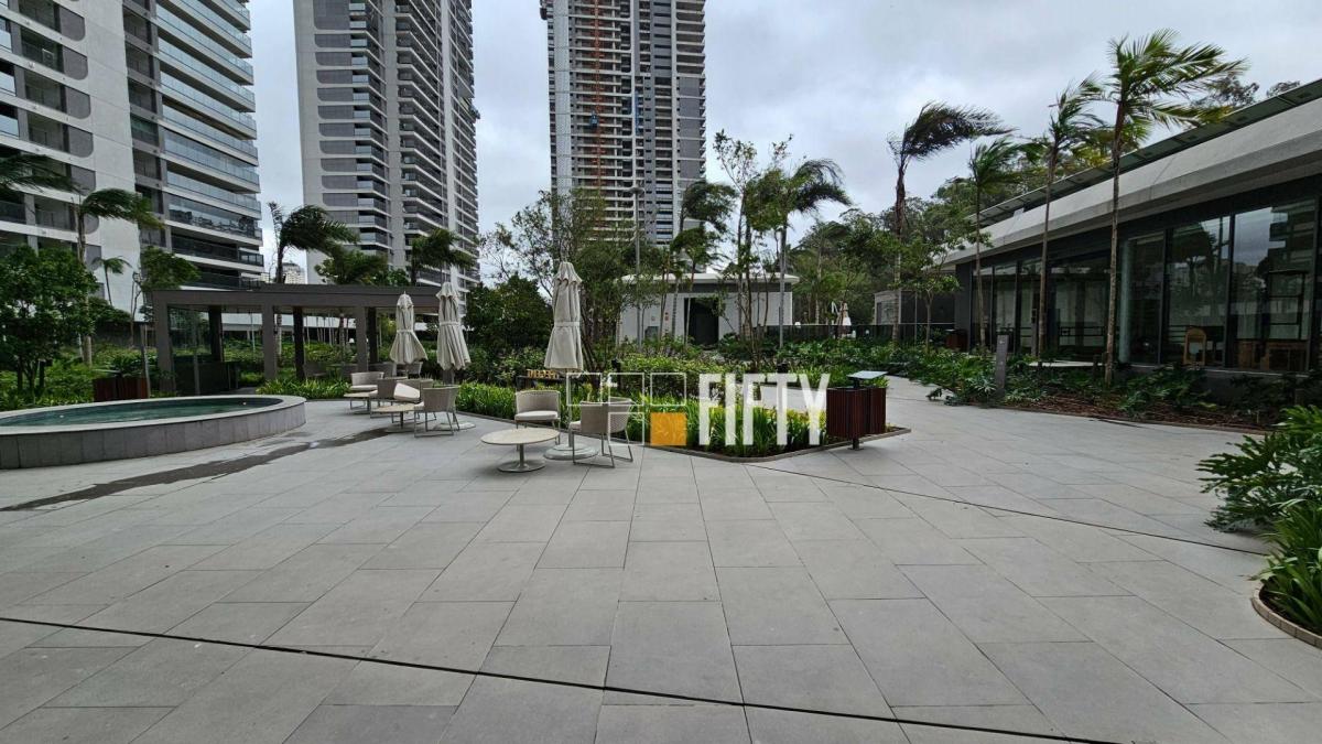 Apartamento novo, à venda, com 186m², 3 suítes, varanda integrada e 3 vagas – Panamby – SP