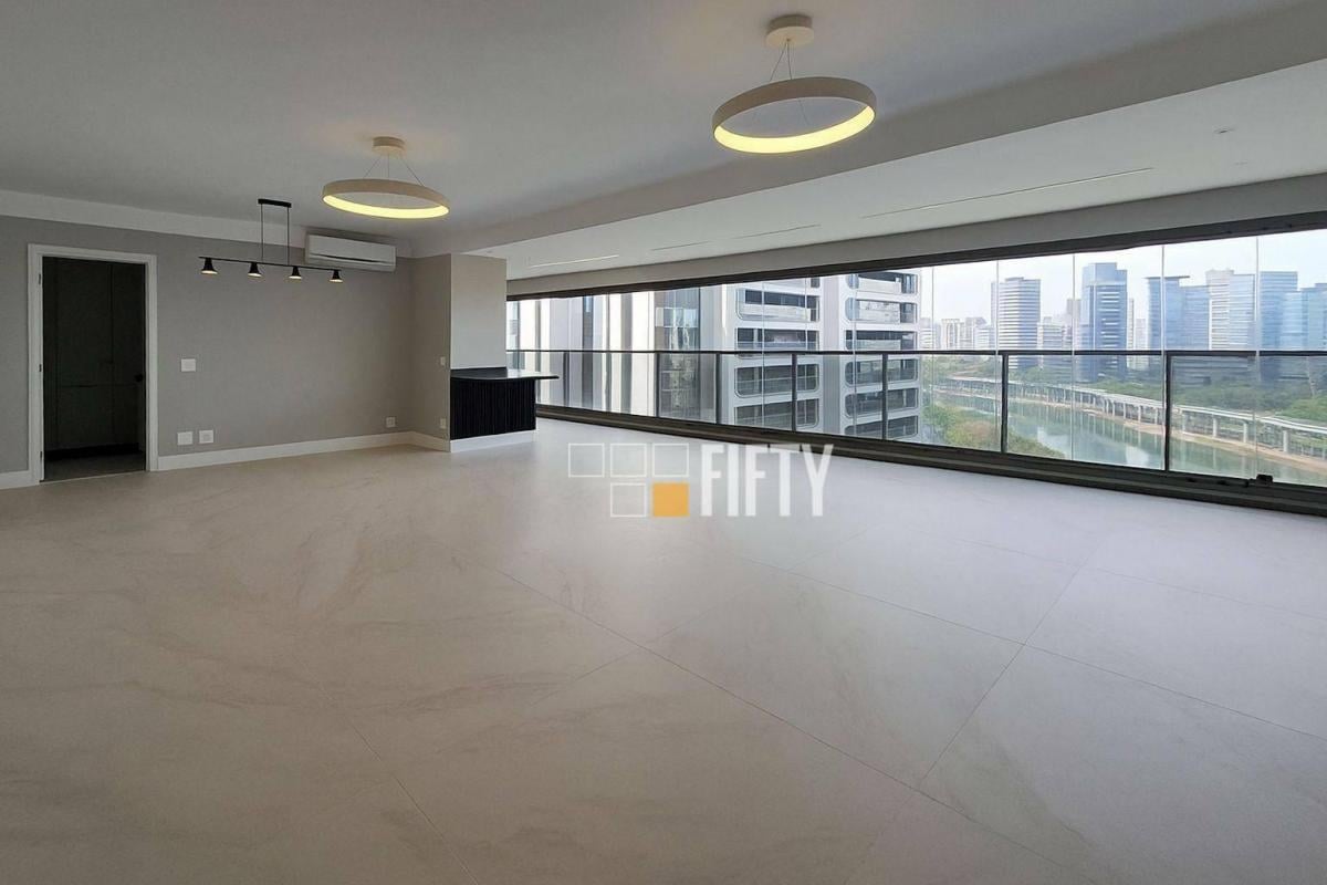 Apartamento novo, à venda, com 186m², 3 suítes, varanda integrada e 3 vagas – Panamby – SP