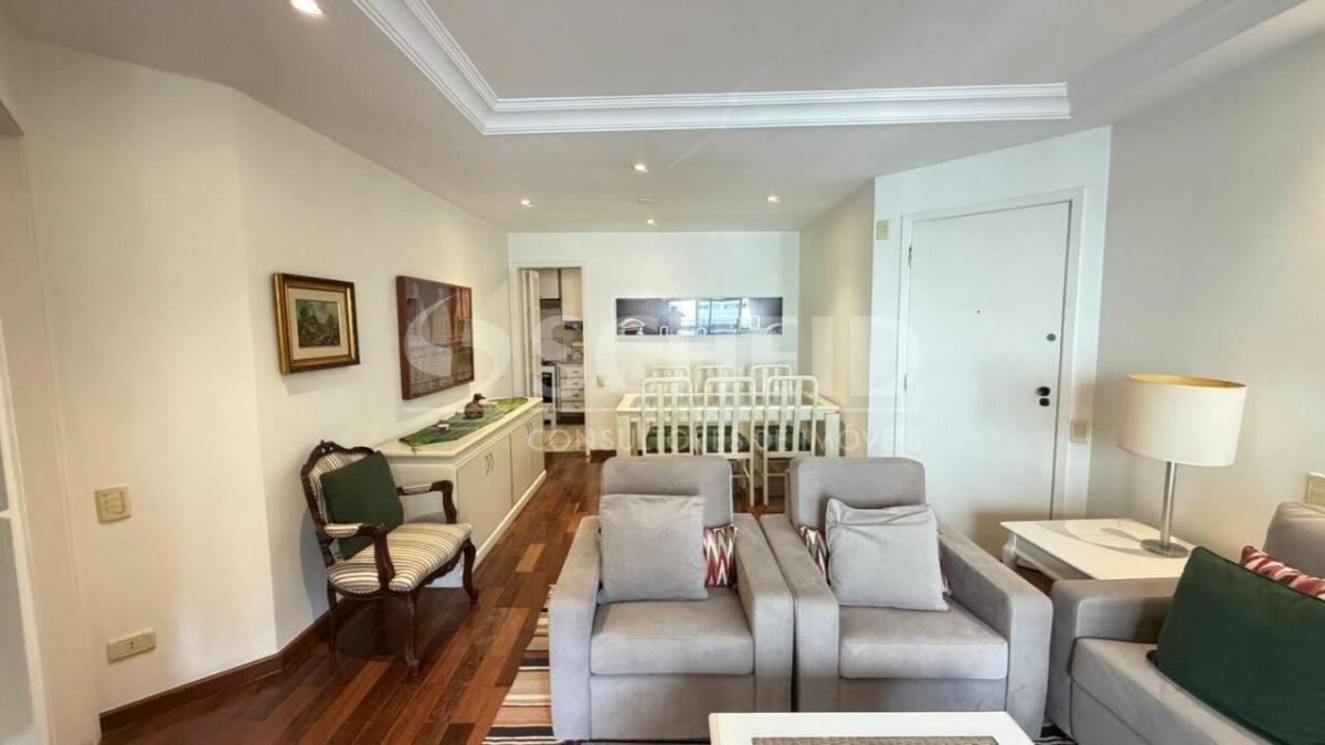 Apartamento para locação no Brooklin, com 3 quartoss e 2 vagas.