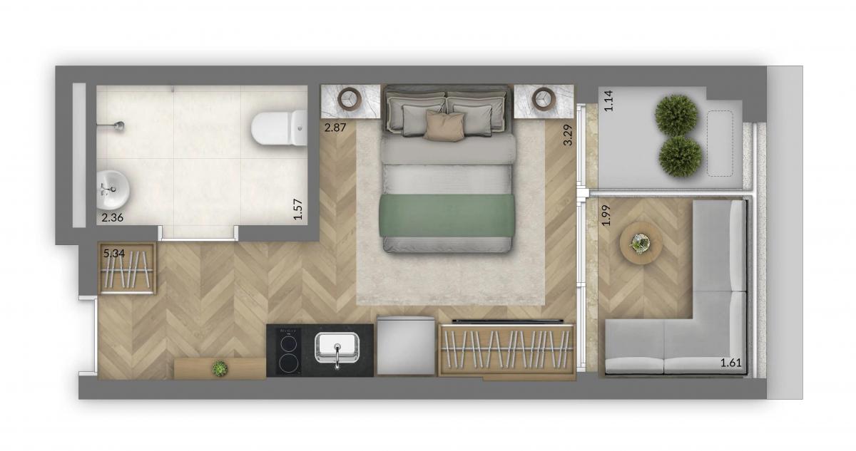 Apartamento São Paulo – Trinity Smart Vila Clementino