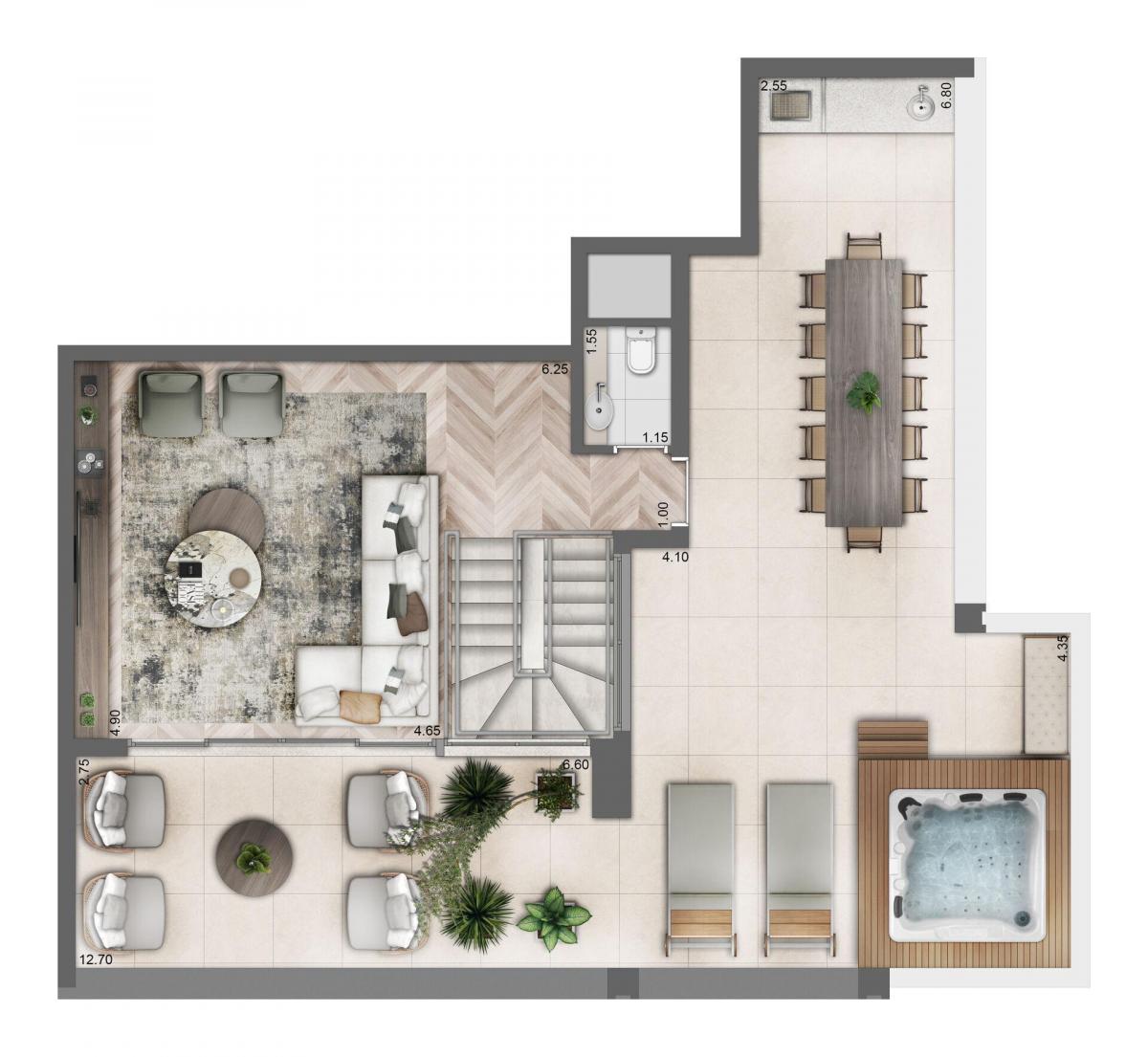 ICONYC CYRELA | Apartamento de 158m² com 3 Suítes e 2 Vagas – Varanda com Churrasqueira | Piscina Co