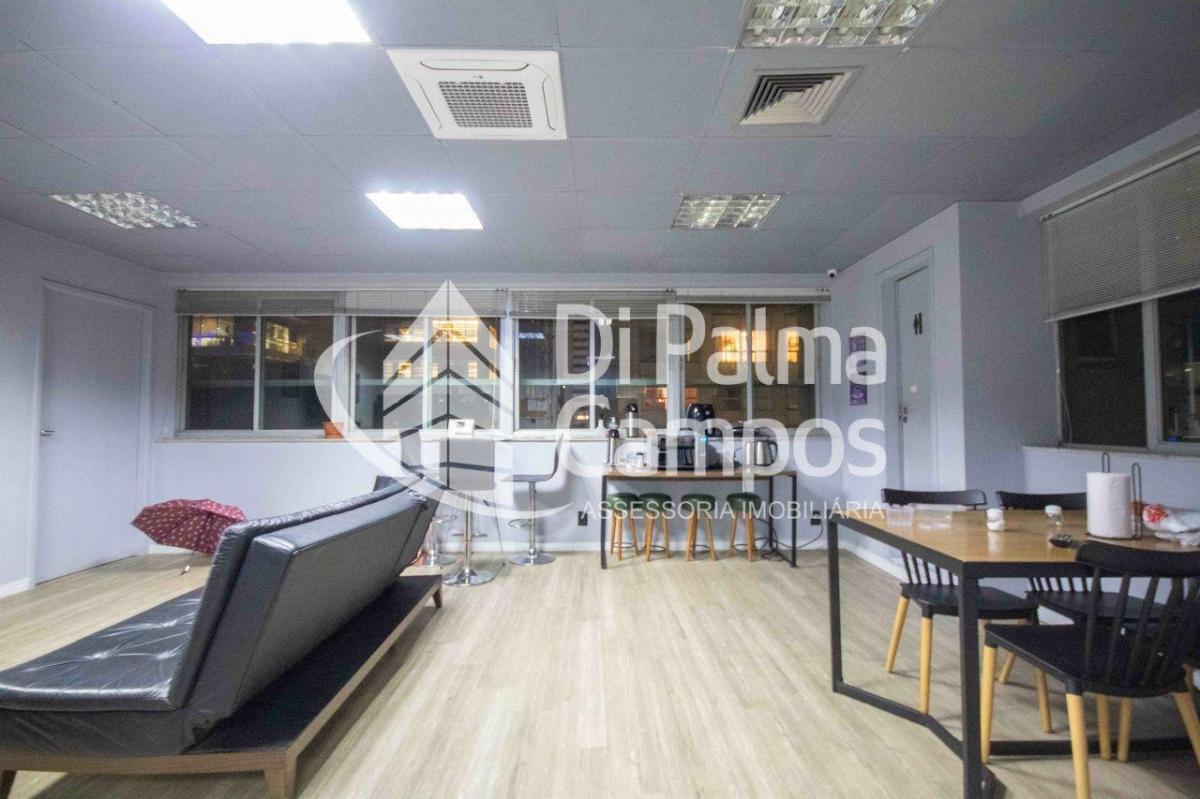 Laje corporativa com 578 m², andar inteiro e 10 vagas próxima à Avenida Paulista e MASP