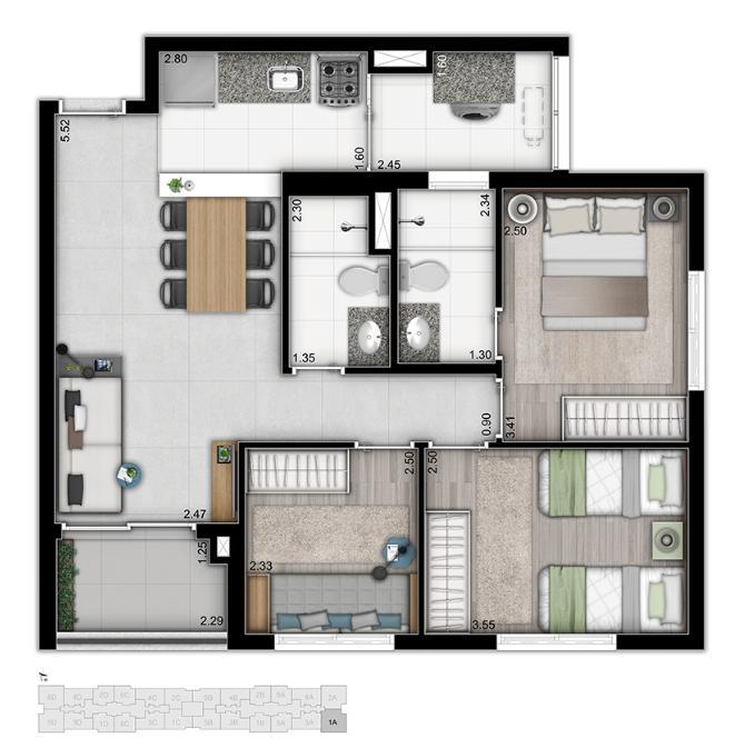 Apartamento Butantã – Modo Butantã