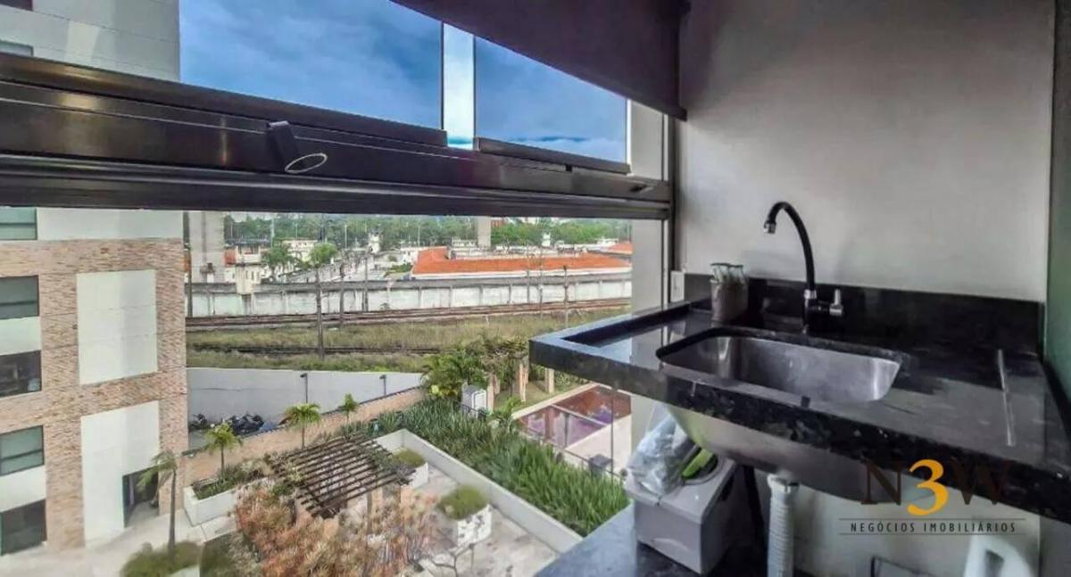 Apartamento à venda na Vila Leopoldina São Paulo SP com 1 dormitório, 1 suíte, 1 vaga de garagem e 7