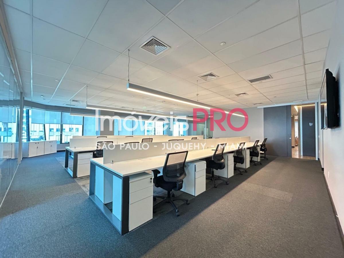 Laje Corporativa em prédio AA na Faria Lima | 1100 m² no Itaim Bibi