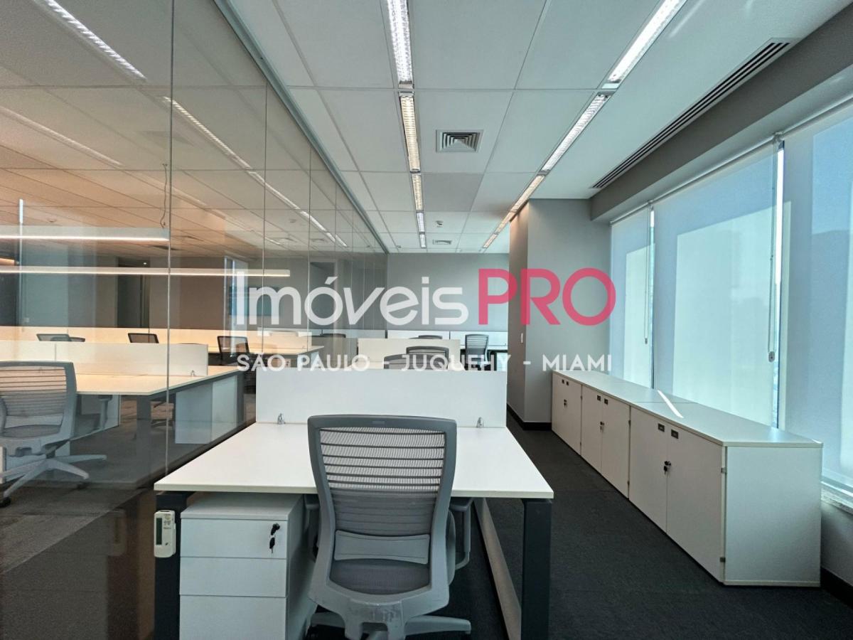 Laje Corporativa em prédio AA na Faria Lima | 1100 m² no Itaim Bibi