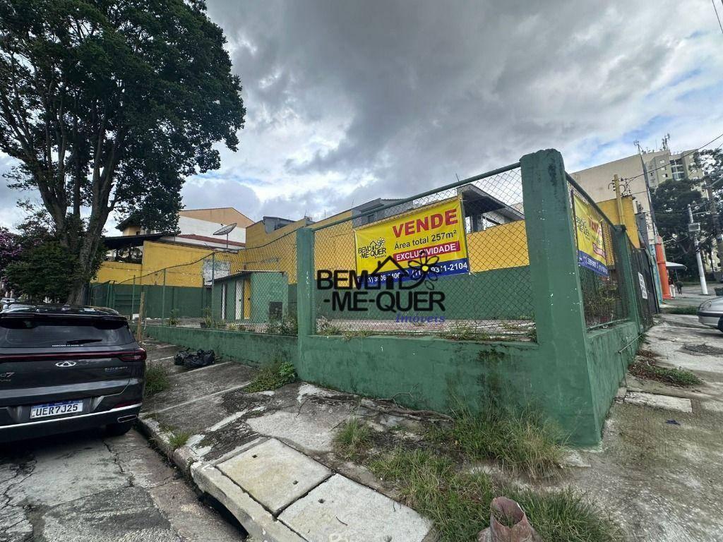 Terreno ESQUINA – AVENIDA COMERCIAL à venda, 257 m² por R$ 980000- Jardim Íris – São Paulo/SP