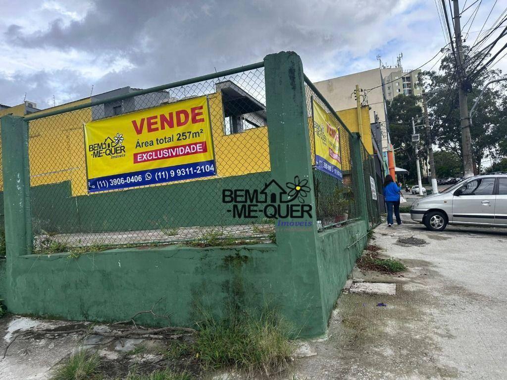 Terreno ESQUINA – AVENIDA COMERCIAL à venda, 257 m² por R$ 980000- Jardim Íris – São Paulo/SP