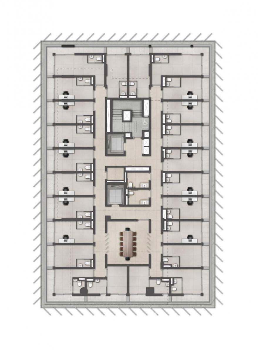 Versátil studio para venda em Higienópolis com 2 quartos, sendo 1 suíte , 92m²