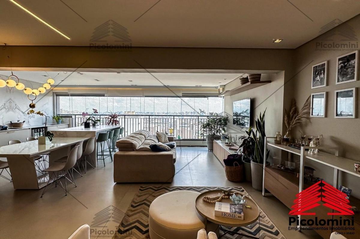 Apartamento novo no High Mooca com 159m2, andar alto, alto padrão, 3 suítes, ampla varanda gourmet,