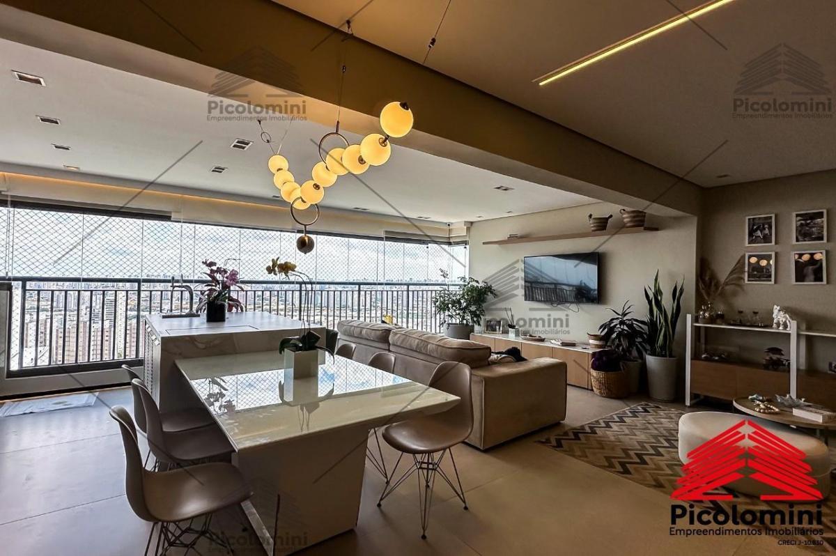 Apartamento novo no High Mooca com 159m2, andar alto, alto padrão, 3 suítes, ampla varanda gourmet,