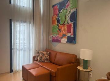 Apartamento para aluguel, locação, duplex, 1 quarto, 1 suíte, lavabo, 1 vaga, lazer completo