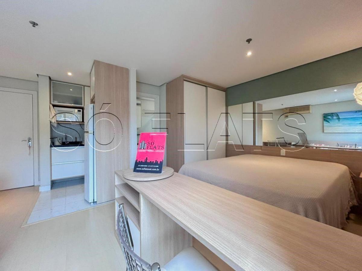 Jardins Metropolis, flat disponível para locação com 26m², 01 dormitório e 01 vaga de garagem.