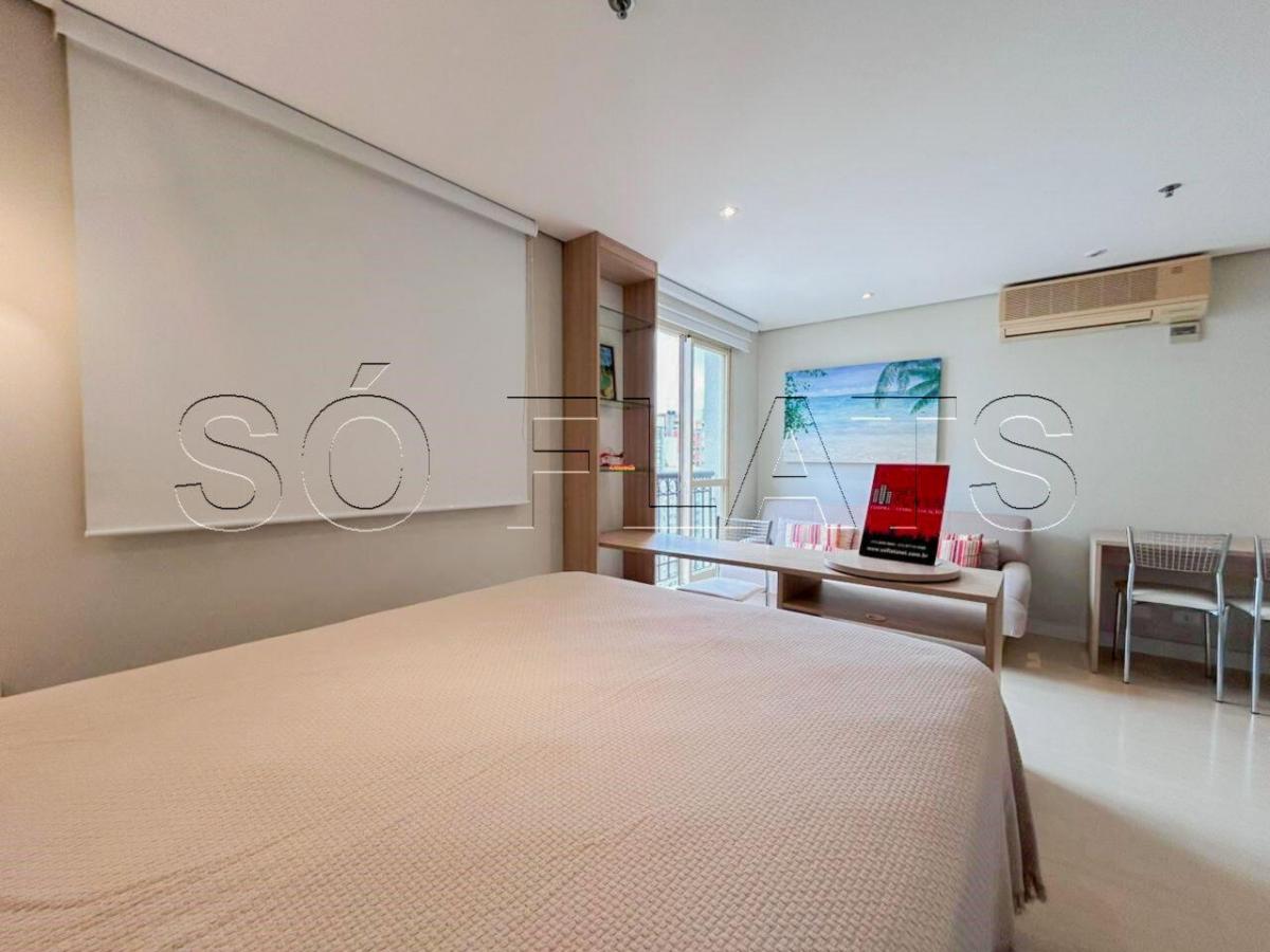 Jardins Metropolis, flat disponível para locação com 26m², 01 dormitório e 01 vaga de garagem.