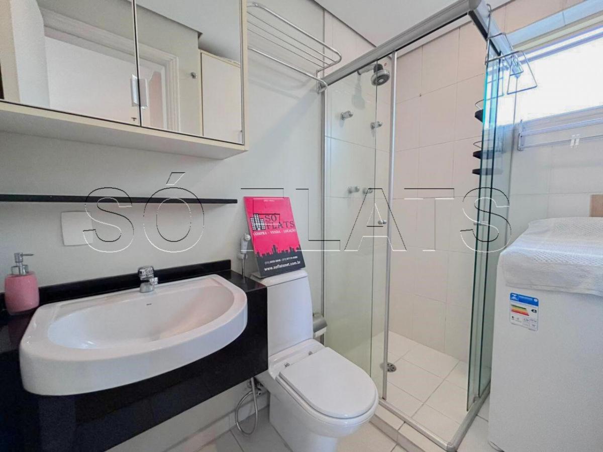 Jardins Metropolis, flat disponível para locação com 26m², 01 dormitório e 01 vaga de garagem.
