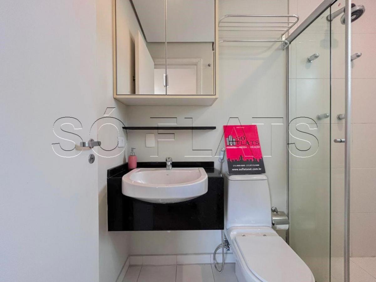 Jardins Metropolis, flat disponível para locação com 26m², 01 dormitório e 01 vaga de garagem.