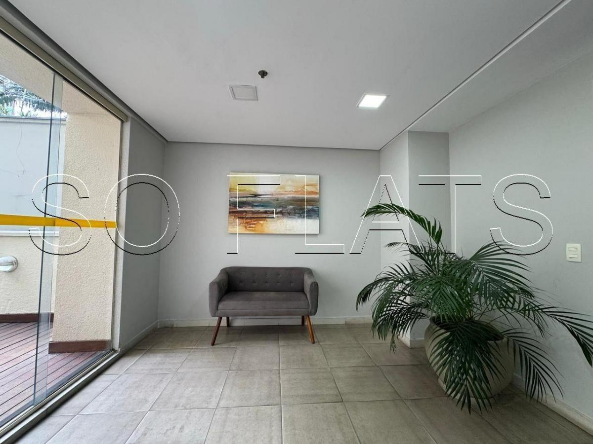 Jardins Metropolis, flat disponível para locação com 26m², 01 dormitório e 01 vaga de garagem.