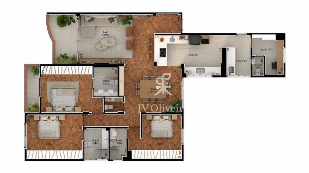 Apartamento com 3 dormitórios à venda por R$ 3.180.000,00 – Higienópolis – São Paulo/SP