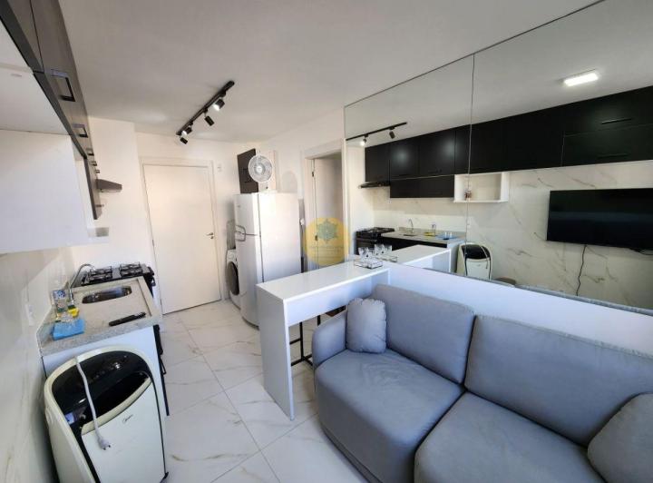 Apartamento novo e mobiliado de 26 m² com 01 dormitório na Vila Romana