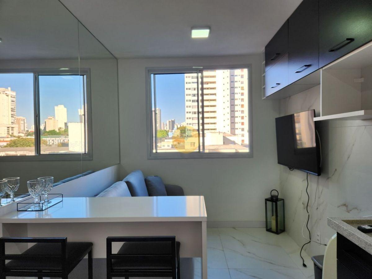Apartamento novo e mobiliado de 26 m² com 01 dormitório na Vila Romana