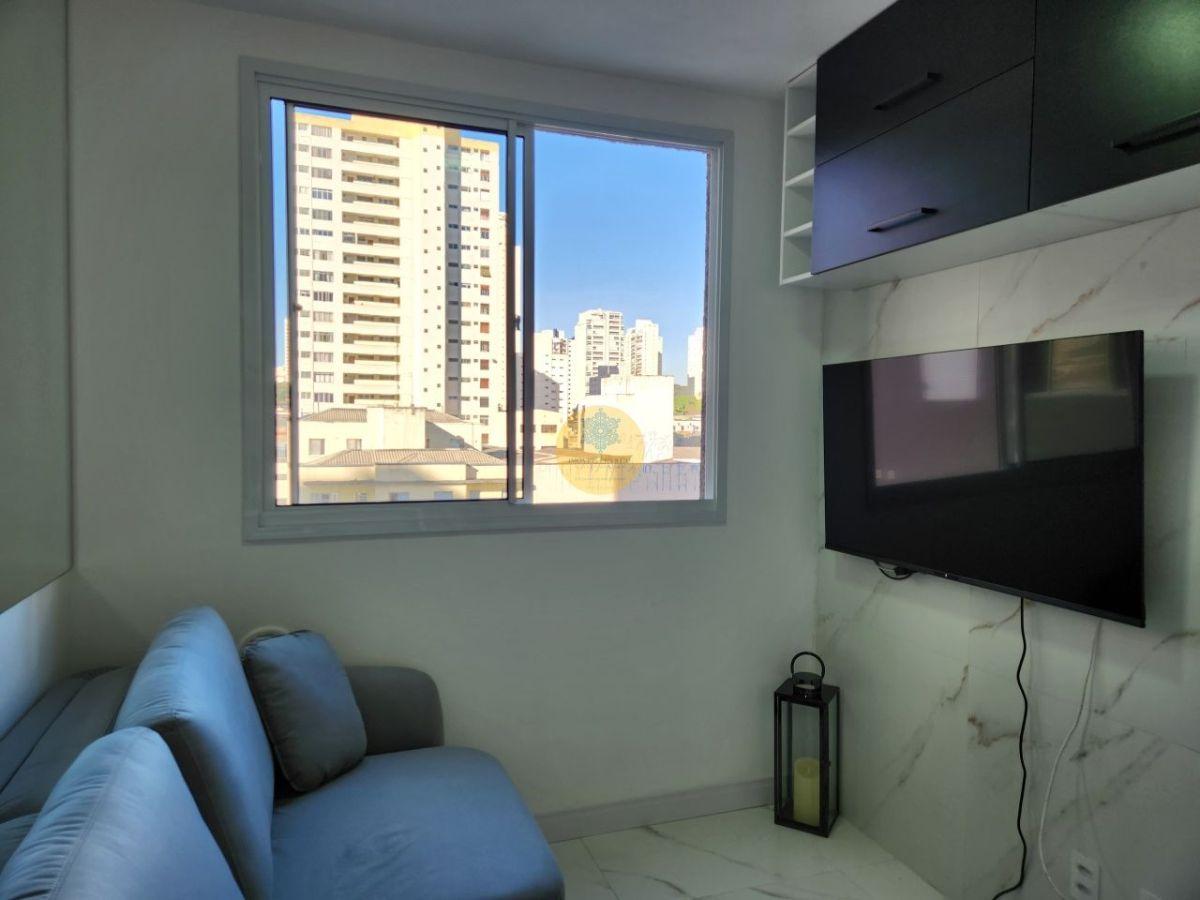 Apartamento novo e mobiliado de 26 m² com 01 dormitório na Vila Romana