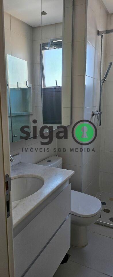 Apto com 78m² para locação em Pinheiros com 2 suites e 2 vagas, Sem Mobilia