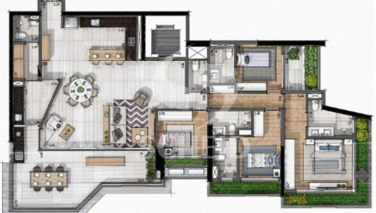 Apartamento novo para locação no brooklin, 104m², 2 suítes, 3 banheiros, 2 vagas, terraço gourmet.