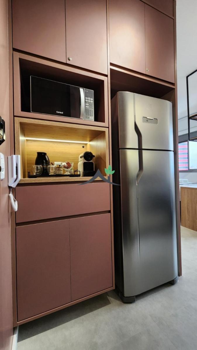 Studio mobiliado e decorado, 24 m², no Viva Benx Faria Lima