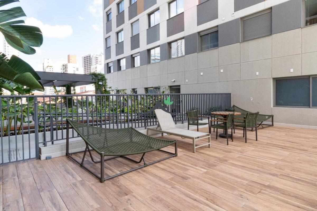 Studio mobiliado e decorado, 24 m², no Viva Benx Faria Lima
