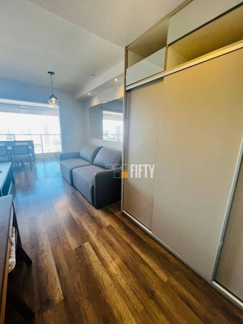 Studio com 1 dormitório para alugar, 41 m² por R$ 5.050/mês – Brooklin – São Paulo/SP